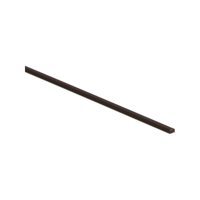 PVC Bies 2,0 x 2,8 mm x 100 cm - bruin (per stuk) PVC Bies 2,0 x 2,8 mm x 100 cm - bruin (per stuk)