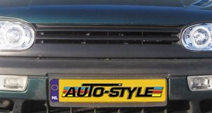 Embleemloze Grill Volkswagen Golf III 1991-1997 (2-lamellen) DXSG052