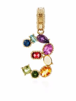 Dolce & Gabbana pendentif Charm 3 Lettering en or 18ct serti de pierres