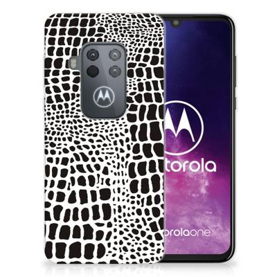 Motorola One Zoom | TPU Hoesje | Slangenprint