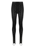 Wolford x Simkhai legging en maille chaîne - Noir