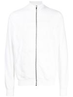 Rick Owens DRKSHDW veste en coton à logo embossé - Blanc