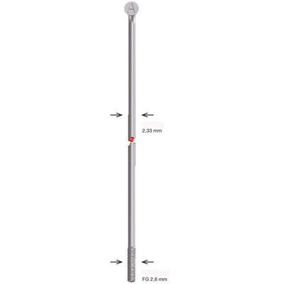Alpina spaak zink 13-152 zonder nippel zilver (144st)