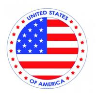 Bierviltjes USA/Amerika vlag thema print - Onderzetters Amerikaanse vlag - 25x stuks