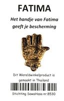 Sleutelhanger Hand van Fatima - thumbnail