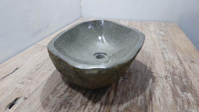 Waskom riviersteen RL250324, 59x39x15 cm