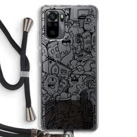 Vexx Black City : Xiaomi Redmi Note 10 Pro Transparant Hoesje met koord