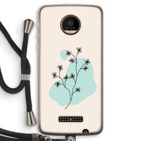 Love your petals: Motorola Moto Z Force Transparant Hoesje met koord