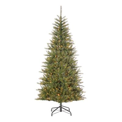 Kunstkerstboom Malden groen H155 x dia. 86 cm met 200 LED warm wit - Black box