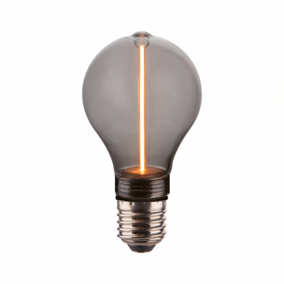 Led lamp E27 Design Rookglas Super warm wit 1800k Dimbaar