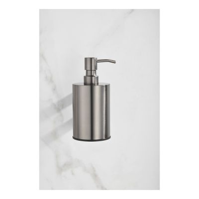 Zeepdispenser SaniClear Academy | Wandmontage | Messing | Rond | Verouderd ijzer - Gunmetal