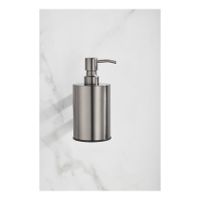 Zeepdispenser SaniClear Academy | Wandmontage | Messing | Rond | Verouderd ijzer - Gunmetal