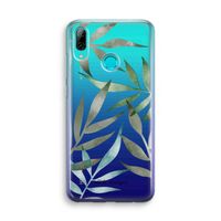 Tropical watercolor leaves: Huawei P Smart (2019) Transparant Hoesje