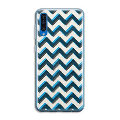 Onderbroken lijn: Samsung Galaxy A50 Transparant Hoesje