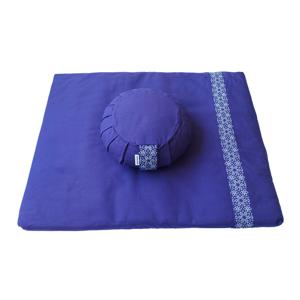 Meditation set with cushion zafu - Purple