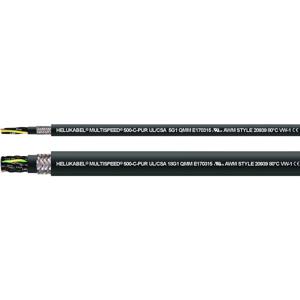 Helukabel 24433 Geleiderkettingkabel M-SPEED 500-C-PUR UL 18 G 1 mm² Zwart 100 m