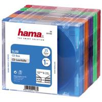 Hama CD Slim Box Gekleurd 25Pak - thumbnail