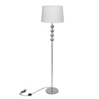 VidaXL Vloerlamp met hoog standaard en 4 ballen wit