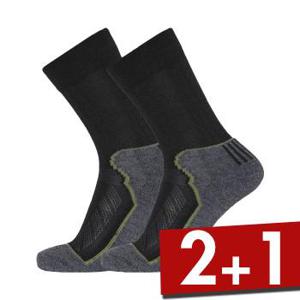 Dovre 2 stuks Organic Wool Terry Crew Socks