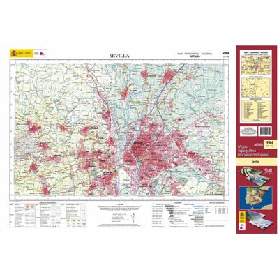Topografische kaart 984 MT50 Sevilla | CNIG - Instituto Geográfico Nacional1