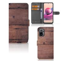 Xiaomi Redmi Note 10S | 10 4G | Poco M5s | Book Style Case | Old Wood
