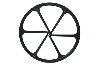 Teny Rim Six Spoke Fixed Gear Voorwiel - Zwart Teny Rim Six Spoke Fixed Gear Voorwiel - Zwart