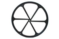 Teny Rim Six Spoke Fixed Gear Voorwiel - Zwart Teny Rim Six Spoke Fixed Gear Voorwiel - Zwart