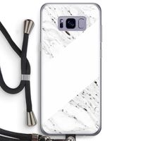 Biggest stripe: Samsung Galaxy S8 Plus Transparant Hoesje met koord