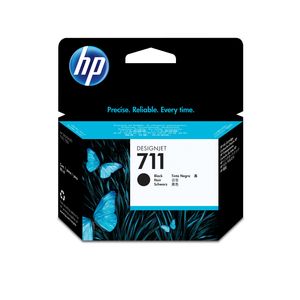 HP 711 zwarte DesignJet inktcartridge, 80 ml