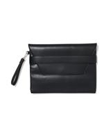 HEMA Laptophoes 37x28x2.5cm met flap zwart