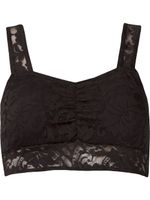 Amir Slama soutien-gorge en dentelle - Noir