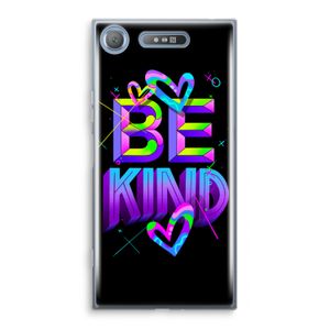 Be Kind: Sony Xperia XZ1 Transparant Hoesje