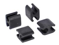 XLC Kabed kabelclip 4mm zw ds a 4 brx120