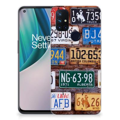 OnePlus Nord N10 5G | Siliconen hoesje | met foto Kentekenplaten