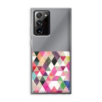 Gekleurde driehoekjes: Samsung Galaxy Note 20 Ultra / Note 20 Ultra 5G Transparant Hoesje