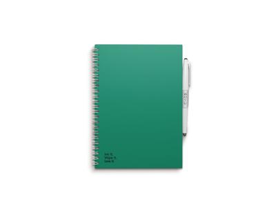 MOYU Uitwisbaar notitieboek - hardcover a5 - forest green