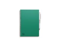 MOYU Uitwisbaar notitieboek - hardcover a5 - forest green