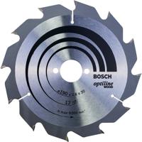 Bosch Accessoires Cirkelzaagblad Optiline Wood 190 x 30 x 2,6 mm, 12 1st - 2608641187 - thumbnail