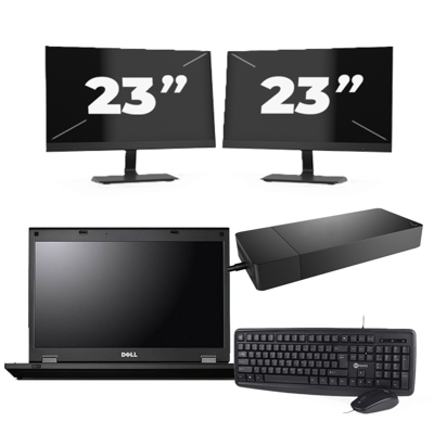 Fujitsu Lifebook E5510 - Intel Core i7-10e Generatie - 15 inch - 16GB RAM - 256GB SSD - Windows 11 Home + 2x 23 inch Monitor Fujitsu Lifebook E5510 - Intel Core i7-10e Generatie - 15 inch - 16GB RAM - 256GB SSD - Windows 11 Home + 2x 23 inch Monitor