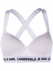 Karl Lagerfeld soutien-gorge matelassé - Blanc