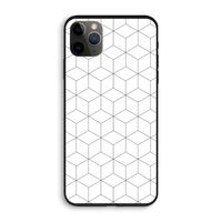 Zwart-witte kubussen: iPhone 11 Pro Biologisch afbreekbaar hoesje