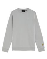 Lyle & Scott winter sweater jongens - Grijs mirage - Script