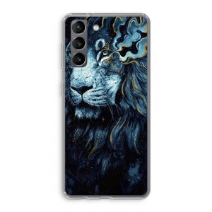 Darkness Lion: Samsung Galaxy S21 Transparant Hoesje