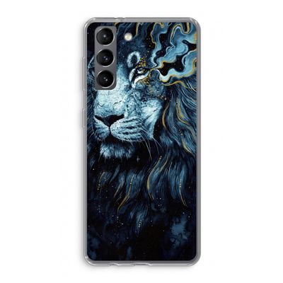 Darkness Lion: Samsung Galaxy S21 Transparant Hoesje