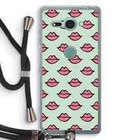 Lipjes: Sony Xperia XZ2 Compact Transparant Hoesje met koord