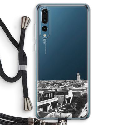 Marrakech Skyline : Huawei P20 Pro Transparant Hoesje met koord