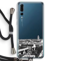 Marrakech Skyline : Huawei P20 Pro Transparant Hoesje met koord