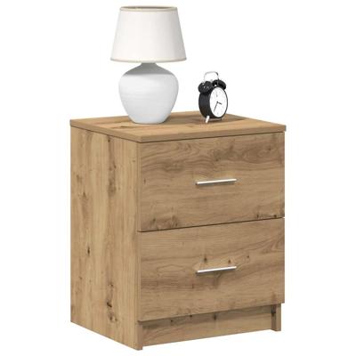 Nachtkastjes 2 stuks met 2 lades Artisan Oak 40x36x50 cm