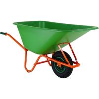 Siena Garden T42449 Kruiwagen 300 kg Groen, Oranje, Zwart Lucht