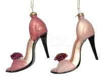 Kerstornament Pump Roze Assorti 1st